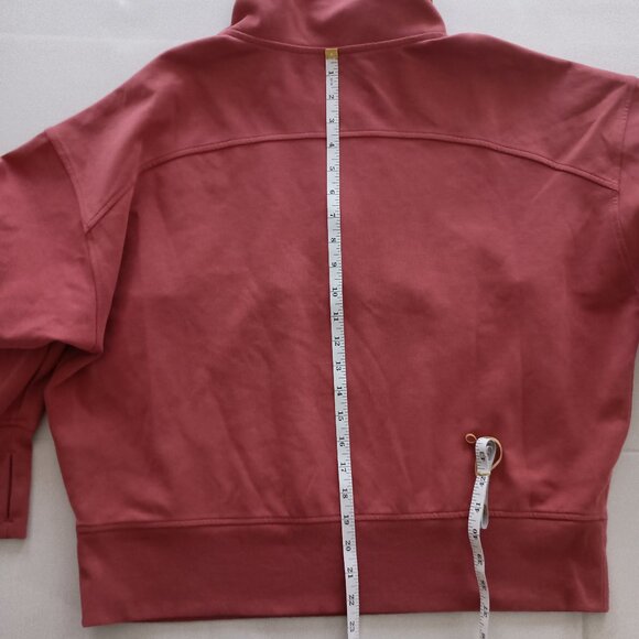 Old Navy Women’s Active Dynamic Fleece Half-Zip Mauve Rose Sweatshirt Size XL - Picture 15 of 16
